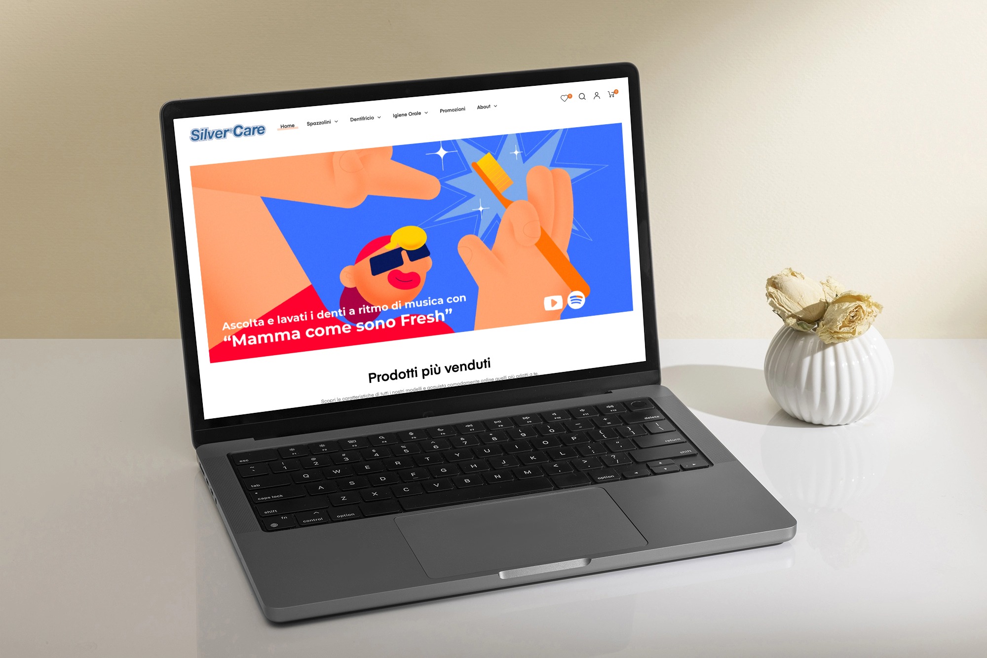 Still life of technology device with minimal display mockup (1)